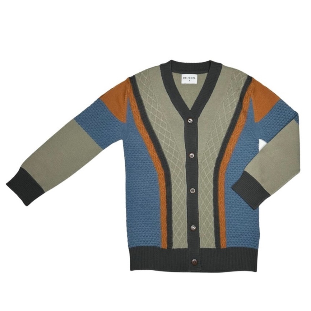Wolf & Rita Samuel Jacquard‎ Motif Cardigan